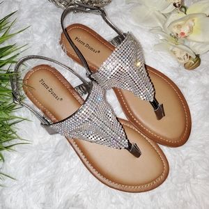 Pierre Dumas Women Rhinestone Sandals